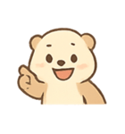 遊び心いっぱいのカワウソ表情（個別スタンプ：24）