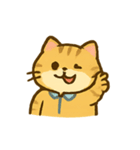 もぐもぐデブねこ（個別スタンプ：3）