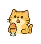 もぐもぐデブねこ（個別スタンプ：4）