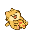 もぐもぐデブねこ（個別スタンプ：6）