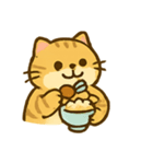 もぐもぐデブねこ（個別スタンプ：7）