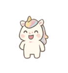 ユニコーンのキラキラ感情表現（個別スタンプ：2）