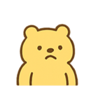 元気いっぱいの黄色いクマ（個別スタンプ：9）