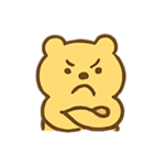 元気いっぱいの黄色いクマ（個別スタンプ：16）