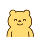 元気いっぱいの黄色いクマ（個別スタンプ：17）