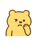 元気いっぱいの黄色いクマ（個別スタンプ：20）