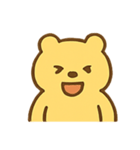元気いっぱいの黄色いクマ（個別スタンプ：22）