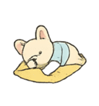 家事をがんばるフレンチブルの日常（個別スタンプ：3）