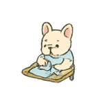 家事をがんばるフレンチブルの日常（個別スタンプ：12）