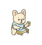 家事をがんばるフレンチブルの日常（個別スタンプ：21）