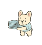 家事をがんばるフレンチブルの日常（個別スタンプ：27）