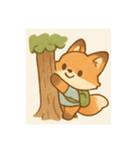 ふわもこ森のキツネ（個別スタンプ：3）