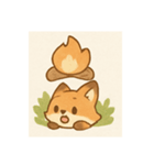 ふわもこ森のキツネ（個別スタンプ：5）