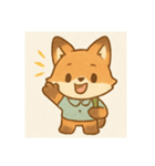 ふわもこ森のキツネ（個別スタンプ：10）