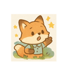 ふわもこ森のキツネ（個別スタンプ：11）