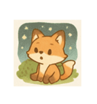 ふわもこ森のキツネ（個別スタンプ：14）