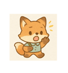 ふわもこ森のキツネ（個別スタンプ：15）