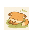 ふわもこ森のキツネ（個別スタンプ：18）