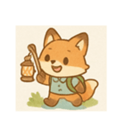 ふわもこ森のキツネ（個別スタンプ：22）