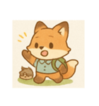 ふわもこ森のキツネ（個別スタンプ：23）