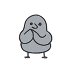 ぽてぽてハト 行進中（個別スタンプ：4）