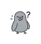 ぽてぽてハト 行進中（個別スタンプ：21）