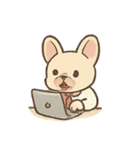 オフィスフレブル コーヒーブレイクと締切（個別スタンプ：1）