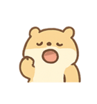 ぽっちゃりハムスターの表情（個別スタンプ：2）