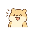 ぽっちゃりハムスターの表情（個別スタンプ：4）