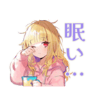 パーカーの女の子★ゲーマーライフ（個別スタンプ：11）