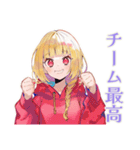 パーカーの女の子★ゲーマーライフ（個別スタンプ：31）