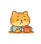 退勤カウントダウン猫（個別スタンプ：5）