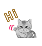 大な文字の踊り11-AI子猫（個別スタンプ：2）