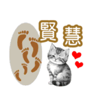 大な文字の踊り11-AI子猫（個別スタンプ：17）
