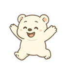 ホッキョクグマ物語（個別スタンプ：5）