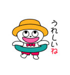 可愛いネコちゃんの夏スタンプ（個別スタンプ：7）