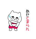 可愛いネコちゃんの夏スタンプ（個別スタンプ：18）