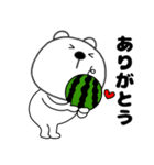 【夏】くまぽん121（個別スタンプ：36）