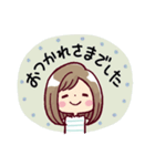 女の子がいっぱい！ 【夏色水彩】（個別スタンプ：15）
