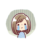 女の子がいっぱい！ 【夏色水彩】（個別スタンプ：23）