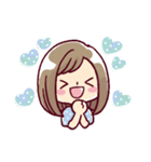 女の子がいっぱい！ 【夏色水彩】（個別スタンプ：28）