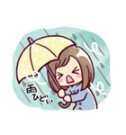 女の子がいっぱい！ 【夏色水彩】（個別スタンプ：29）