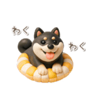 3D黒しば犬【日常会話・リアクション】（個別スタンプ：2）