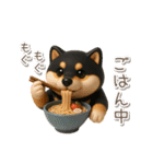 3D黒しば犬【日常会話・リアクション】（個別スタンプ：10）