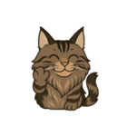 メインクーン デカ猫スタンプ（個別スタンプ：3）