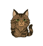 メインクーン デカ猫スタンプ（個別スタンプ：4）