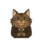 メインクーン デカ猫スタンプ（個別スタンプ：5）