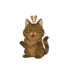 メインクーン デカ猫スタンプ（個別スタンプ：12）