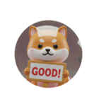 柴犬カプセルトイ（個別スタンプ：3）
