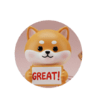 柴犬カプセルトイ（個別スタンプ：4）